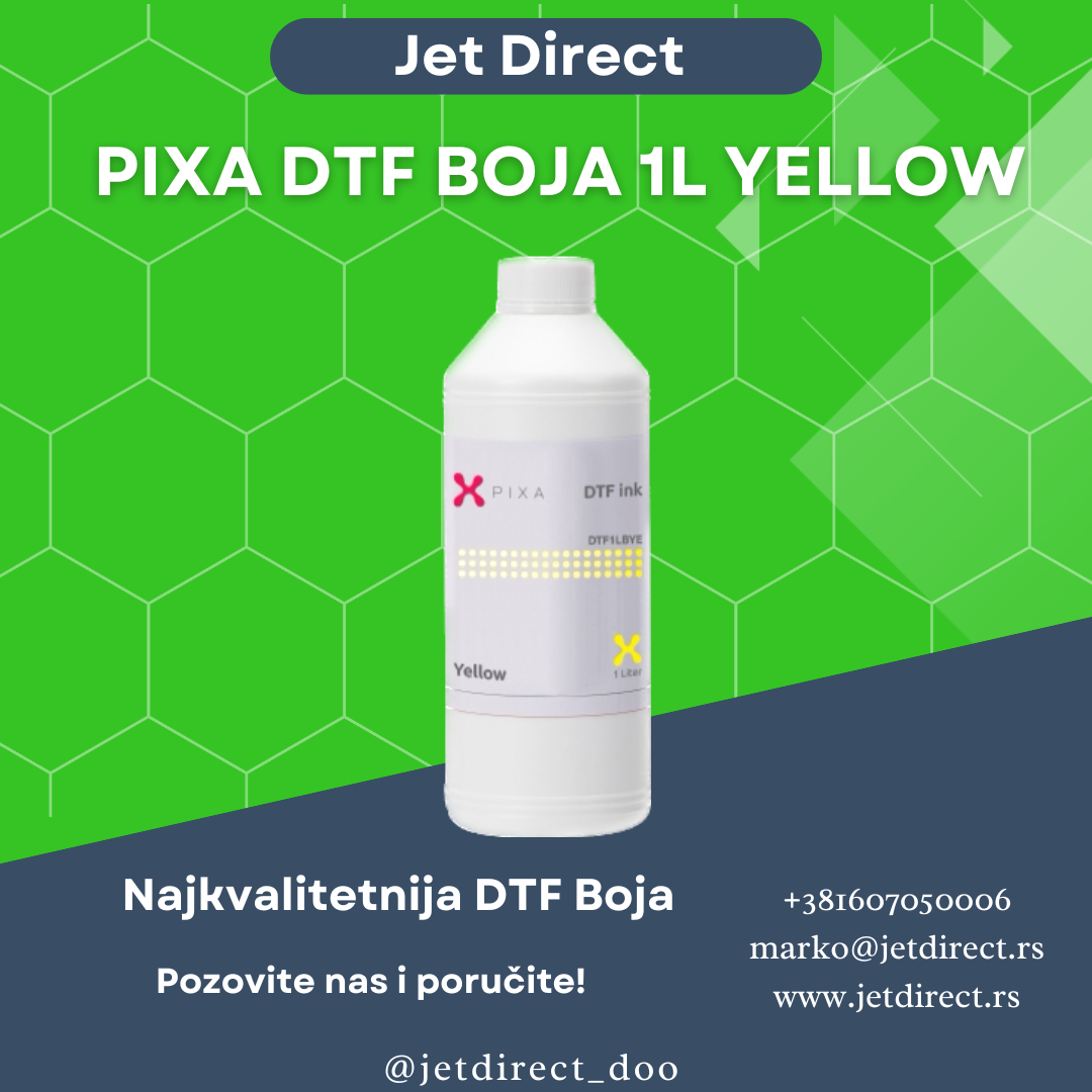 Dtf boja zuta