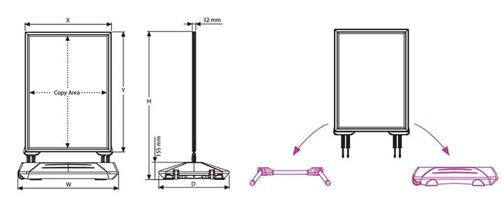 WindPro A-tabla (Sendvič tabla)